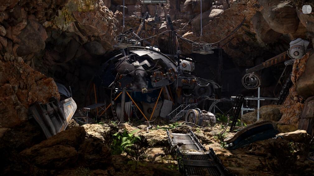 a mining rig recovered from a cave